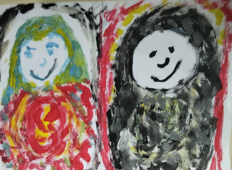 Reflection painting from Daystar University training, May 2026